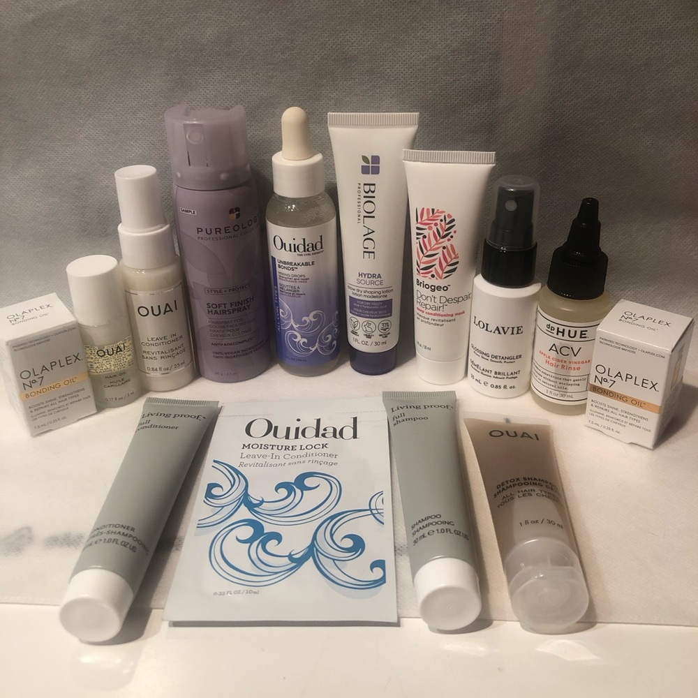 NEW 14 piece Luxury Hair Care Set featuring QUAI, Olaplex, Living Proof, Biolage - Picture 9 of 9